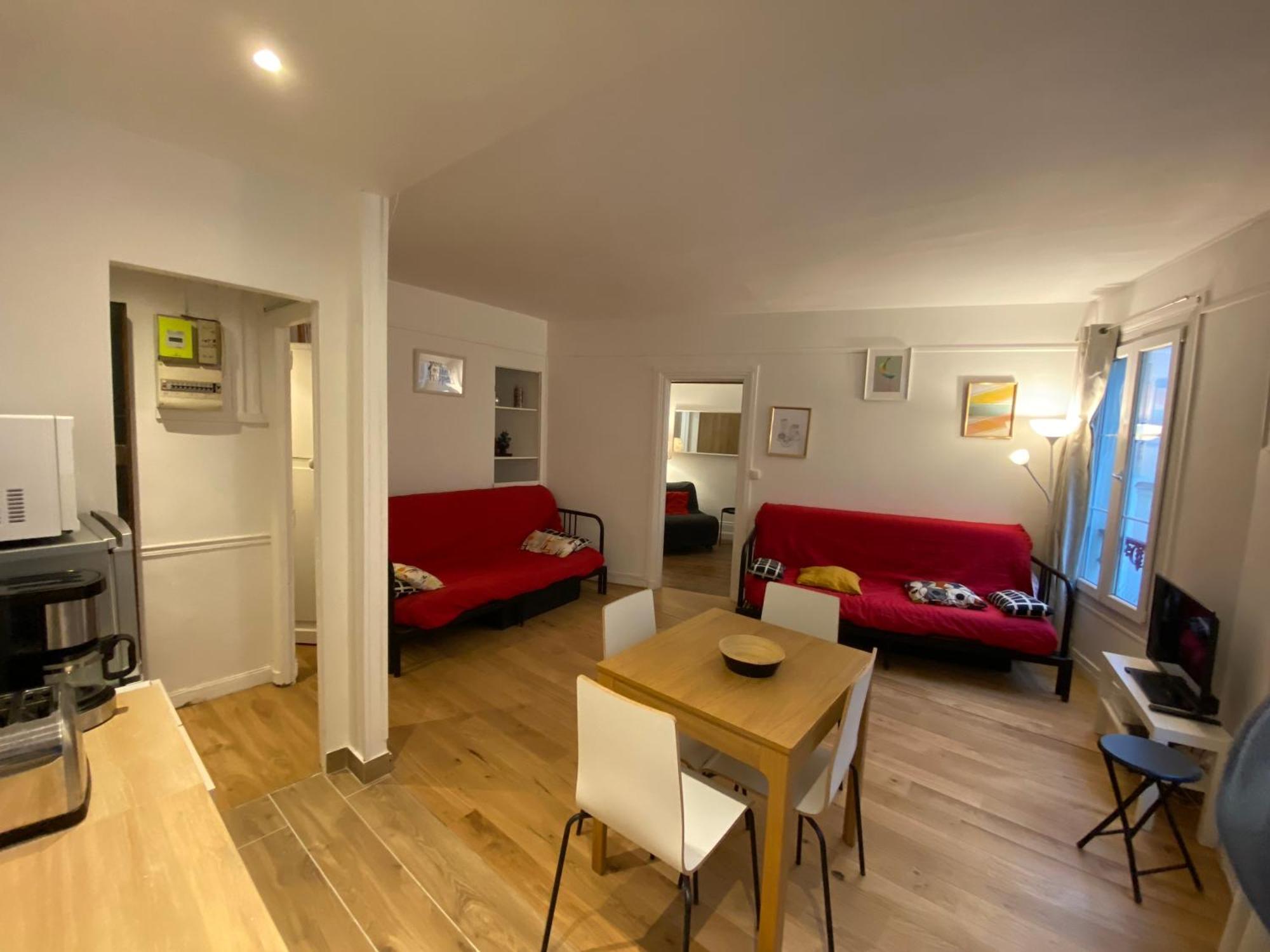 Paris Sacre Coeur Montmartre Et Tour Eiffel, 8 People, Apartment ภายนอก รูปภาพ