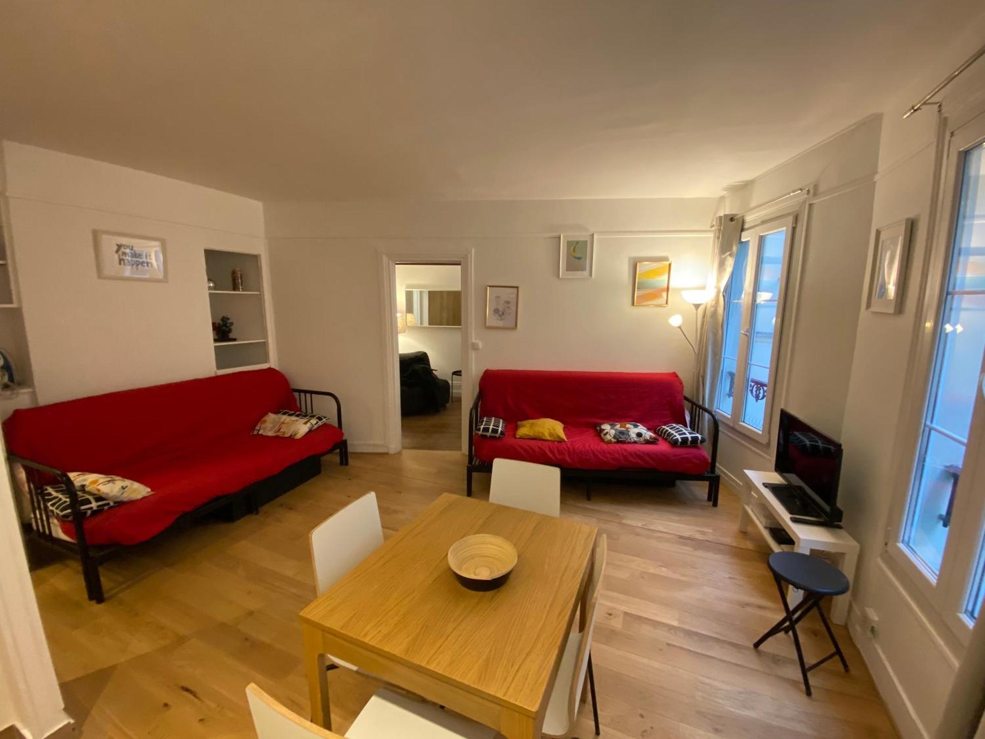 Paris Sacre Coeur Montmartre Et Tour Eiffel, 8 People, Apartment ภายนอก รูปภาพ