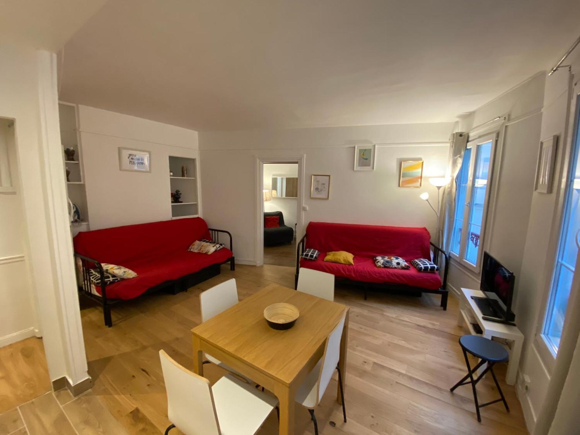 Paris Sacre Coeur Montmartre Et Tour Eiffel, 8 People, Apartment ภายนอก รูปภาพ